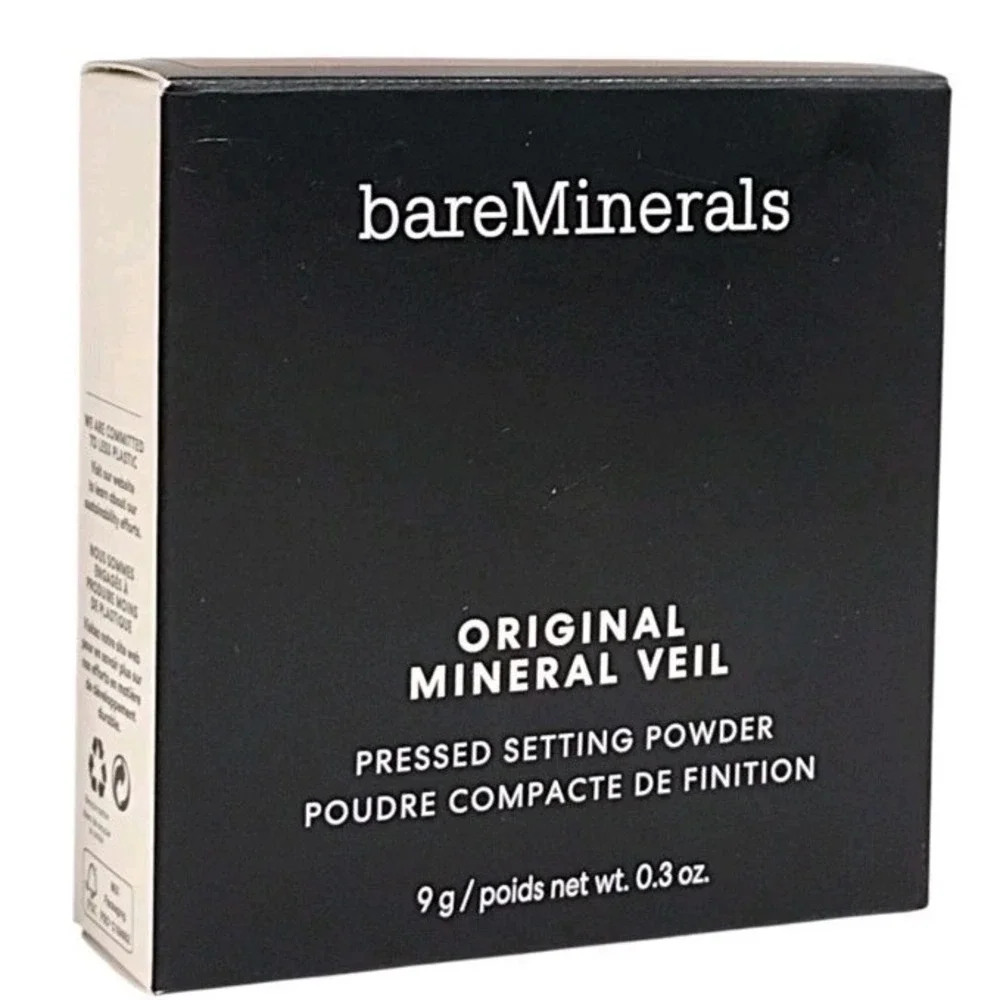bareMinerals ORIGINAL MINERAL VEIL Pressed Setting Powder SHEER DEEP 0.3 oz Box